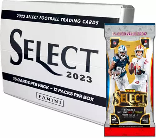 2023 NFL Panini Select Football Trading Card Cello Fat Pack