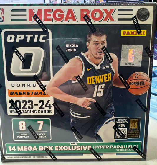 2023-2024 Panini NBA Optic Basketball Trading Card Mega Box